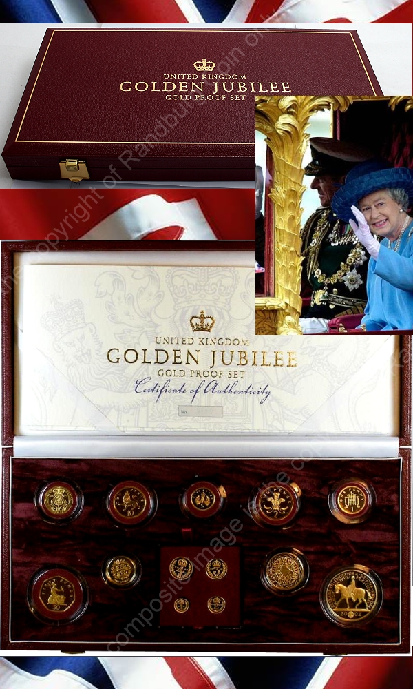 2002 The Golden Jubilee of Queen Elizabeth II Gold Proof